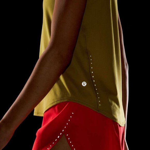 Lululemon Sz 2 High-Neck Running and Training Tank Top Auric Gold - Picture 2 of 8